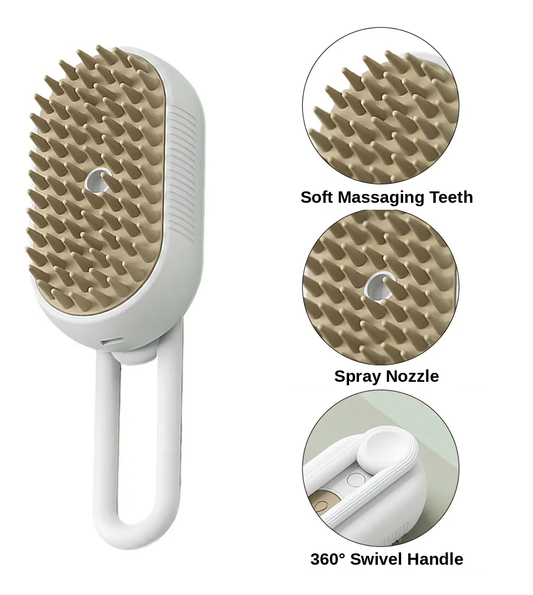 PetHair™ - Electric Steam Brush for Pets 3 in 1